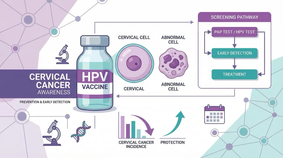 Cervical cancer and HPV: what the screening and vaccination statistics tell us
