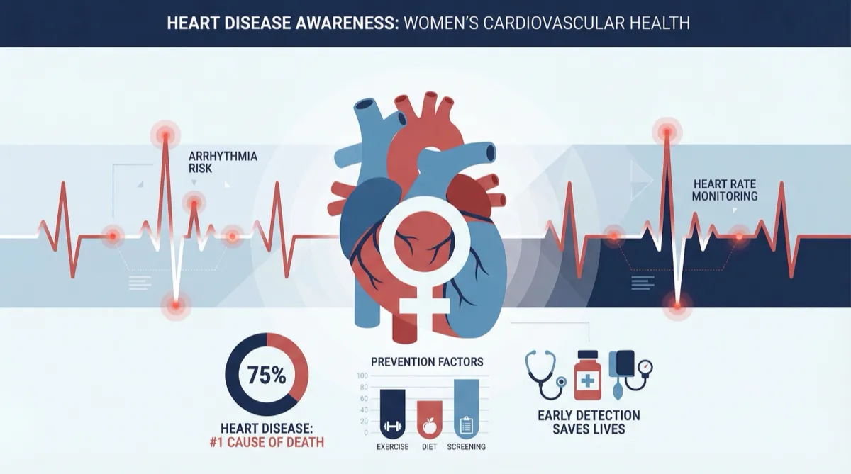Heart disease in women: statistics, risk factors, and why the gender gap persists